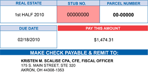 Stub Number Example